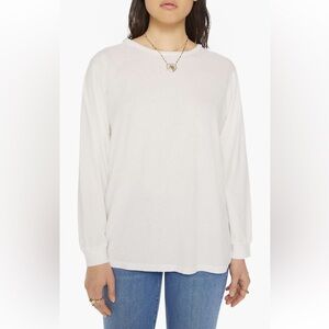 Mother The Long Sleeve Rowdy Cotton T-Shirt